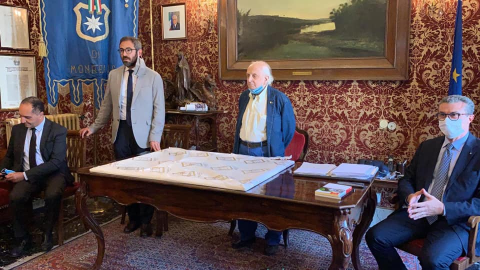 Un’opera in ricordo di Padre Pino Puglisi realizzata da maestro Madè é stata donata al Comune di Monreale .