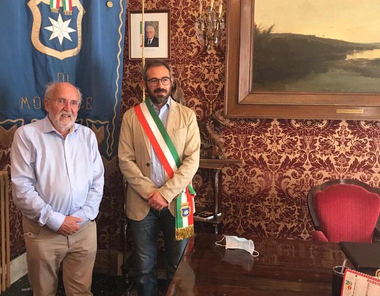 Premio Nobel per la fisica Michel Mayor ha visitato li visita a Monreale