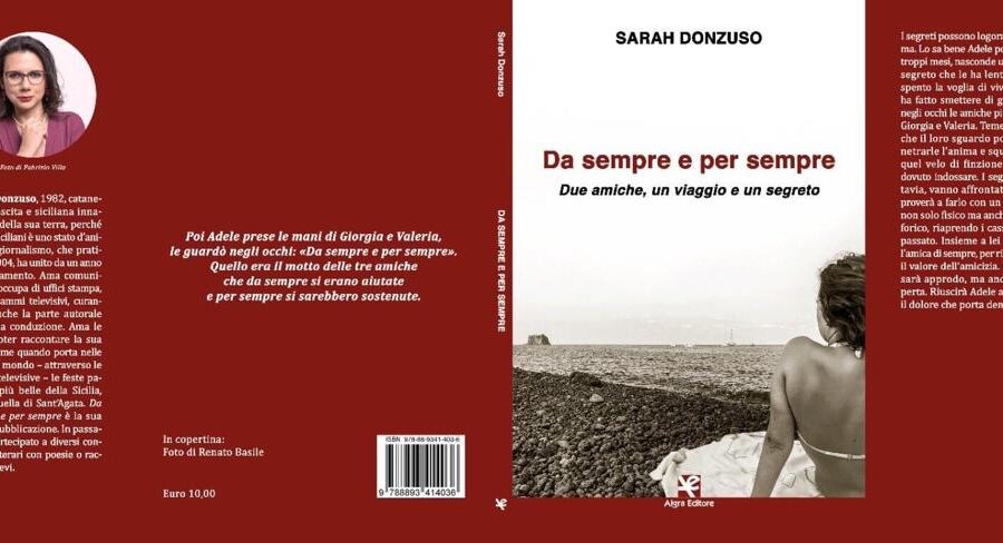 Casa Cultura Santa Caterina Sabato 12 settembre ore 18,00 presentazione  del libro “Da sempre e per sempre – due amiche, un viaggio e un segreto.