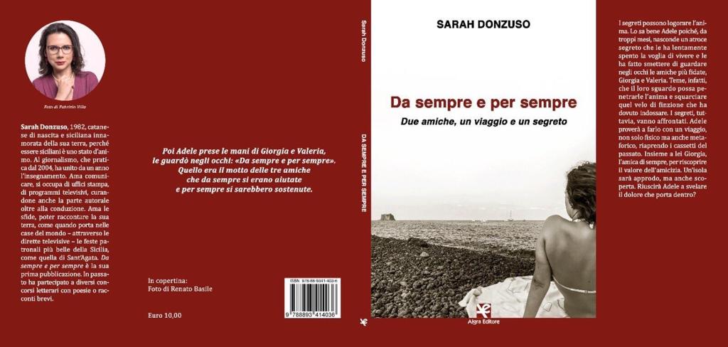 Casa Cultura Santa Caterina Sabato 12 settembre ore 18,00 presentazione  del libro “Da sempre e per sempre – due amiche, un viaggio e un segreto.