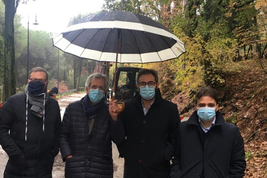 Al via ai lavori di messa in sicurezza della via Dusmet a San Martino delle Scale