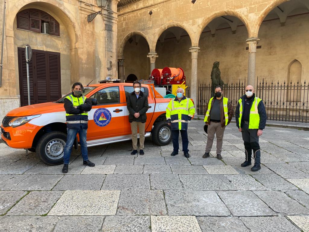 Inaugurato  il nuovo mezzo assegnato dal Dipartimento di Protezione civile all’Associazione OVERLAND.