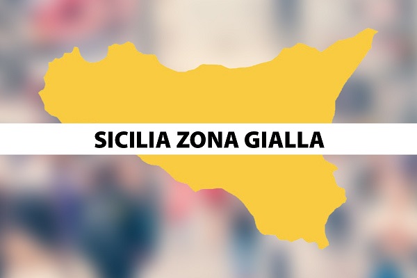 Da domani la Sicilia torna in zona gialla