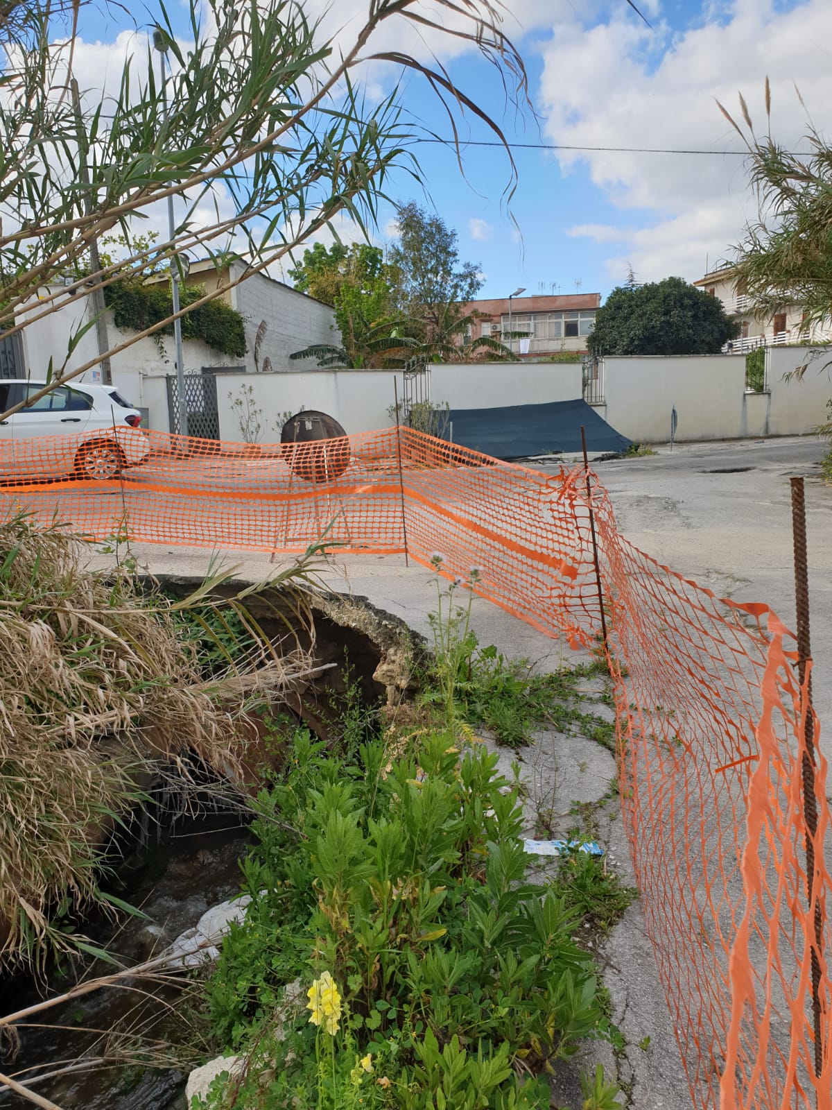 Al via ai lavori di messa in sicurezza della via Corpo di Guardia.