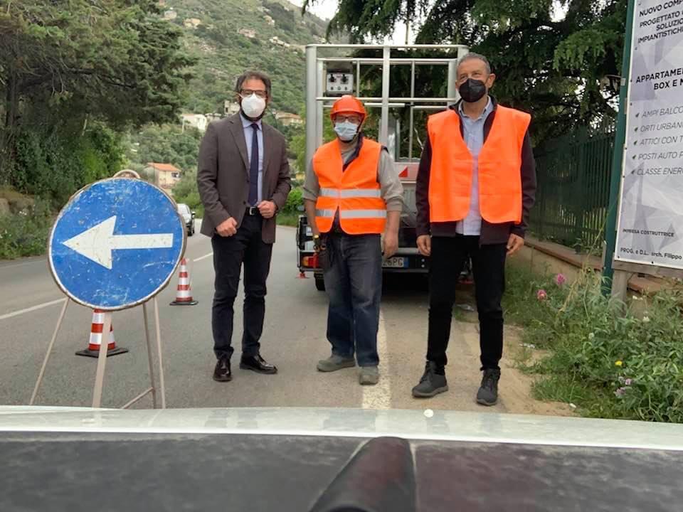 ILLUMINAZIONE CIRCONVALLAZIONE : OGGI SONO INIZIATI I LAVORI