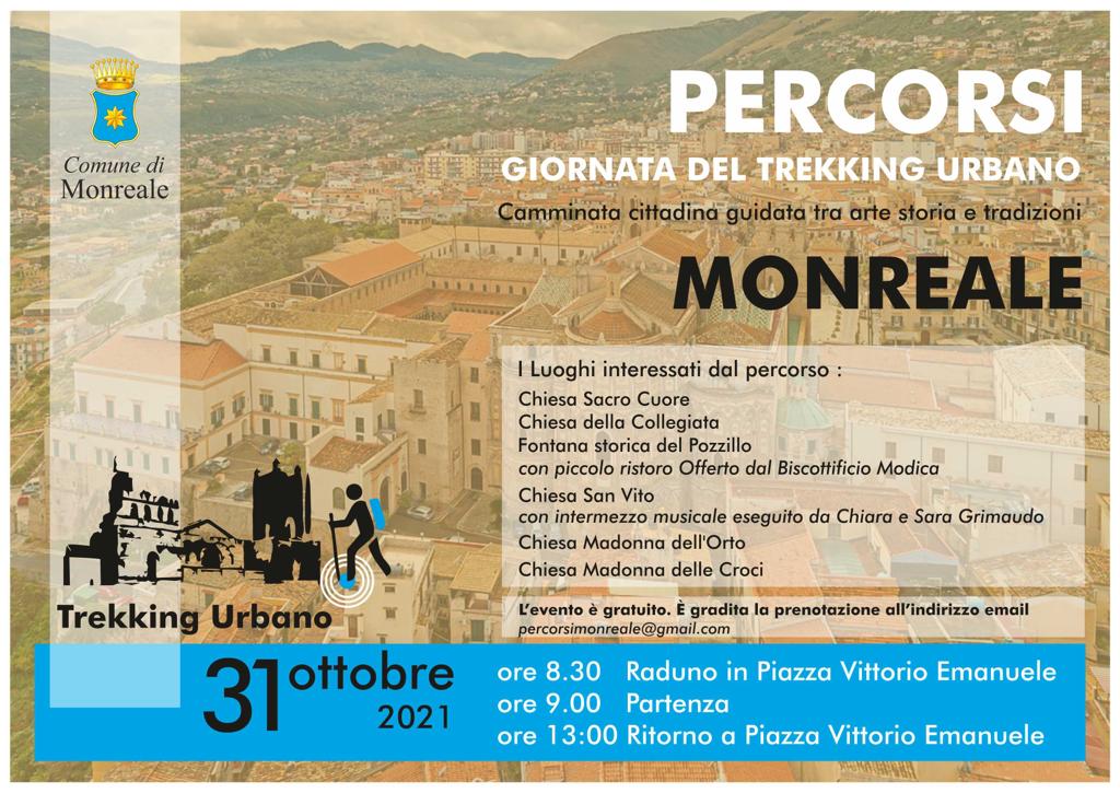 “Percorso di Trekking Urbano”. Camminata cittadina guidata, alla scoperta del centro storico del nostro Paese.