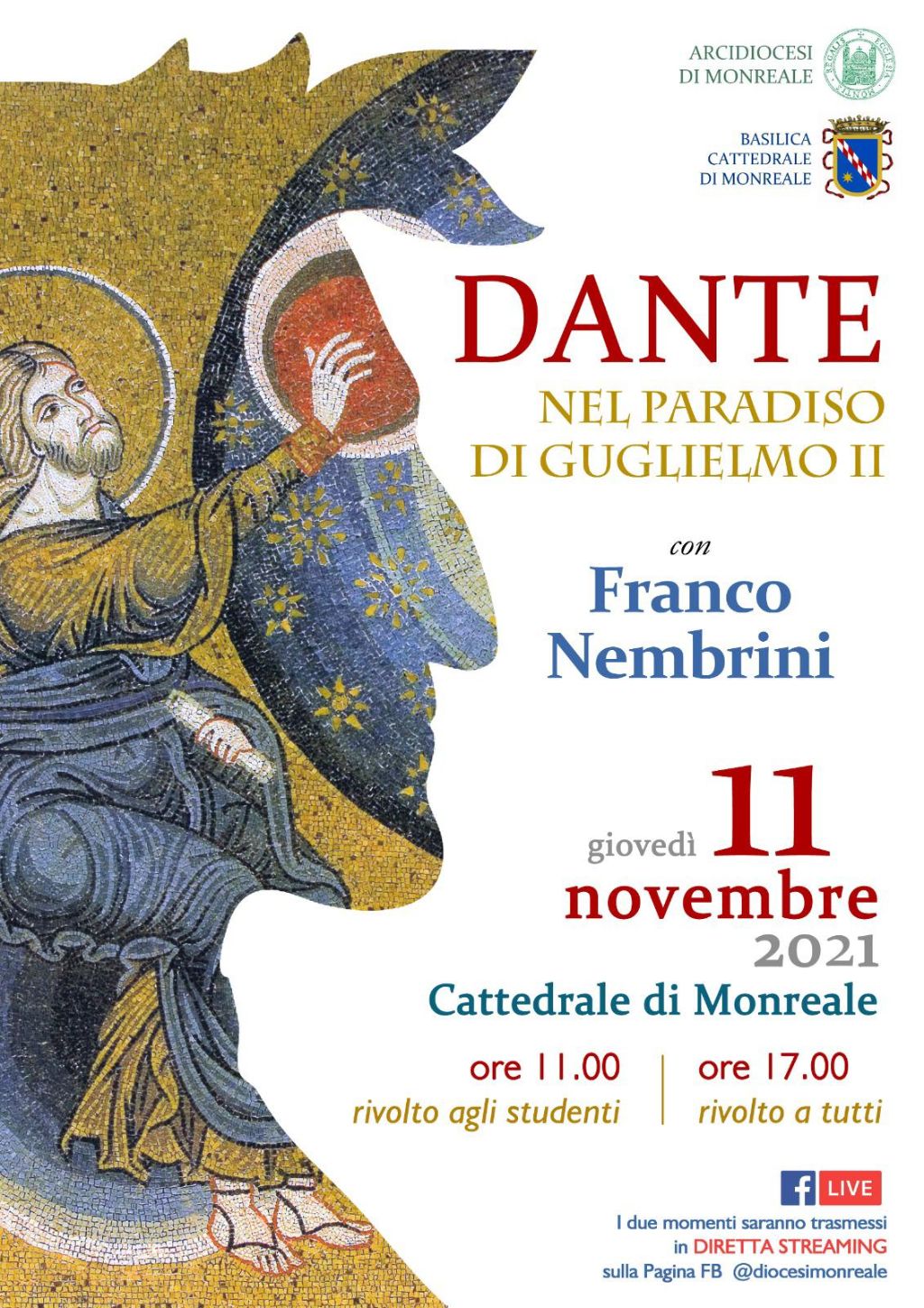 IL PARADISO DI DANTE NEL DUOMO DI MONREALE LA LEZIONE DI FRANCO NEMBRINI