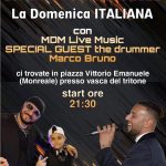 Il gruppo musicale La Domenica Italiana si esibiscono a Monreale