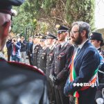 Cerimonia di commemorazione oggi del carabiniere Rosario Piero Giaccone.