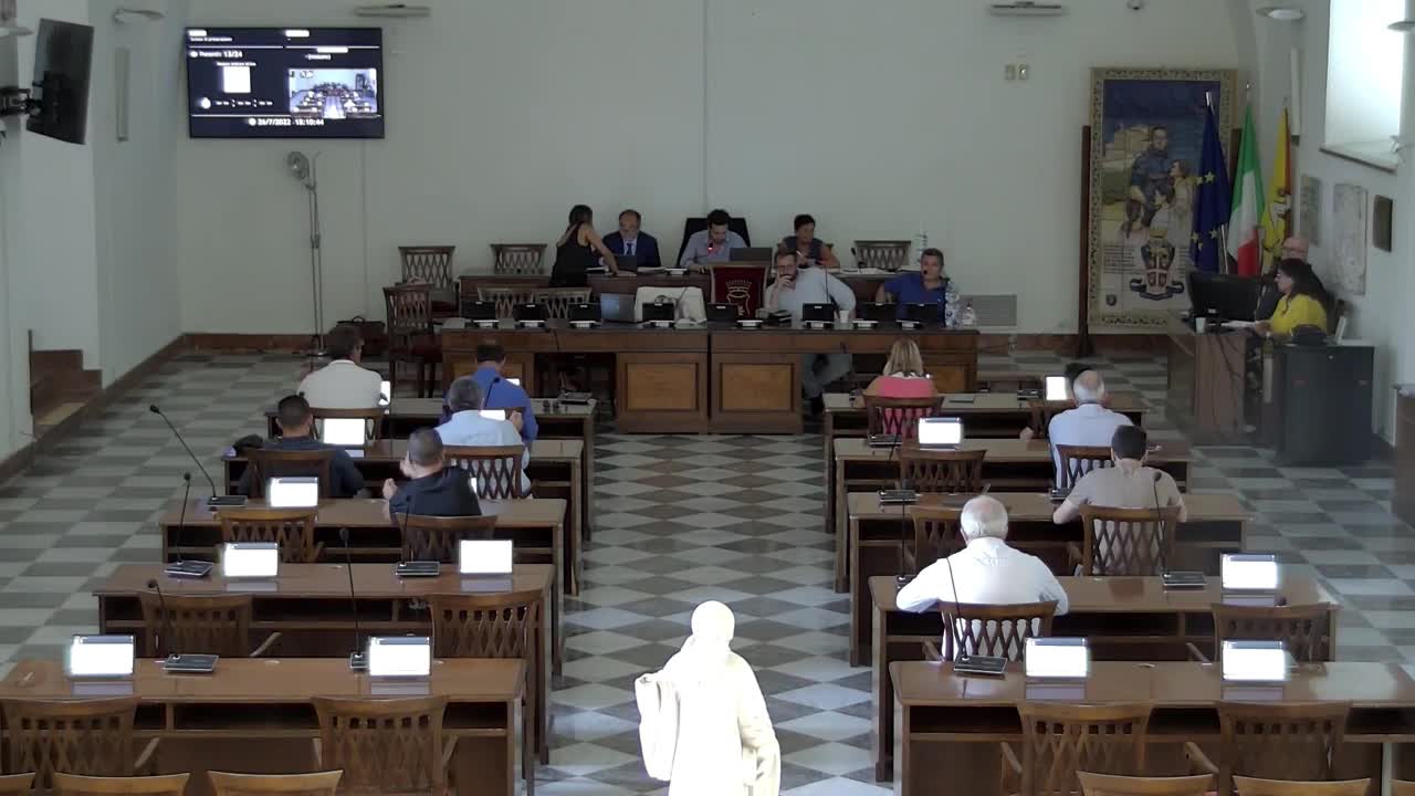 Streaming video delle sedute del Consiglio Comunale