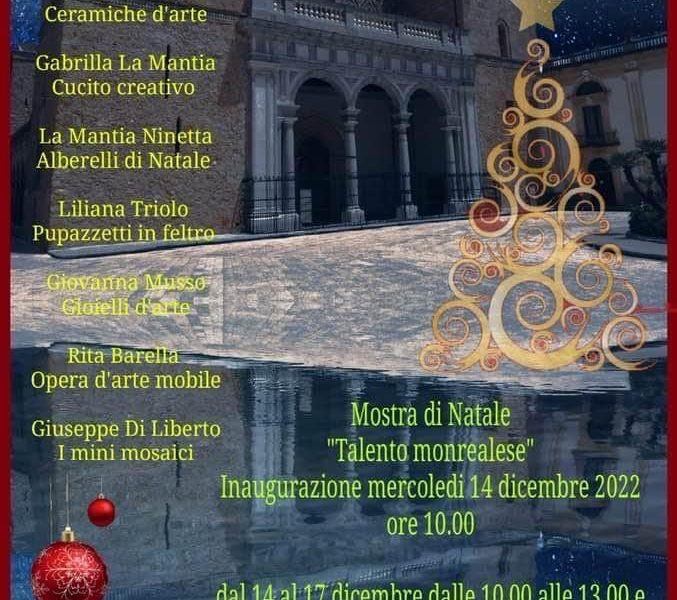 “Mostra del Talento monrealese al Circolo Italia”