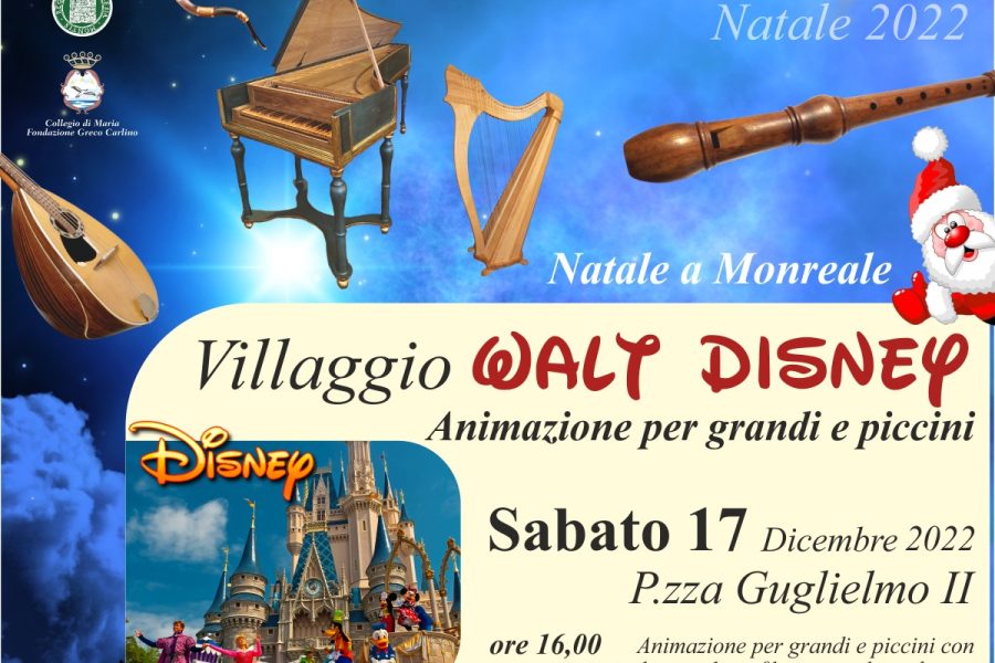 Villaggio Disney e tanta magia Sabato 17 in piazza Guglielmo II