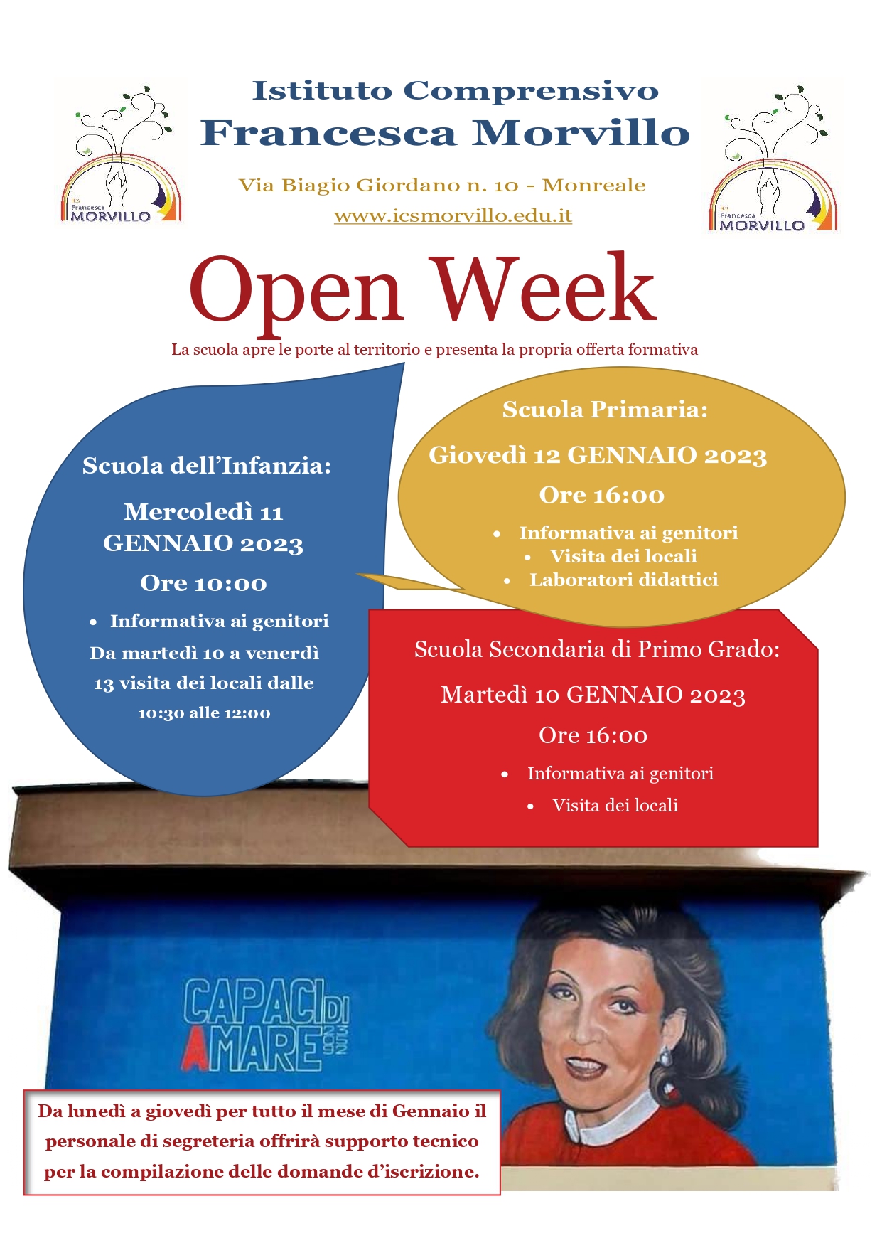 OPEN WEEK SCUOLA MORVILLO DI MONREALE