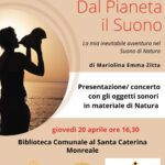 “Dal Pianeta il suono” Libro interattivo Si presenta Giovedì 16,30 alla Biblioteca Santa Caterina