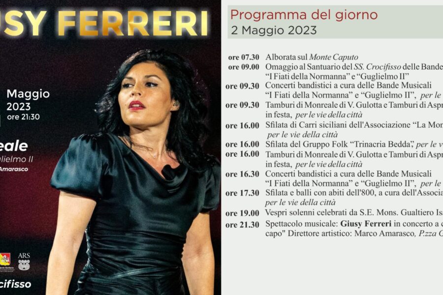 Festeggiamenti 397^ Edizione Santissimo Crocifisso . Programma 2 Maggio 2023