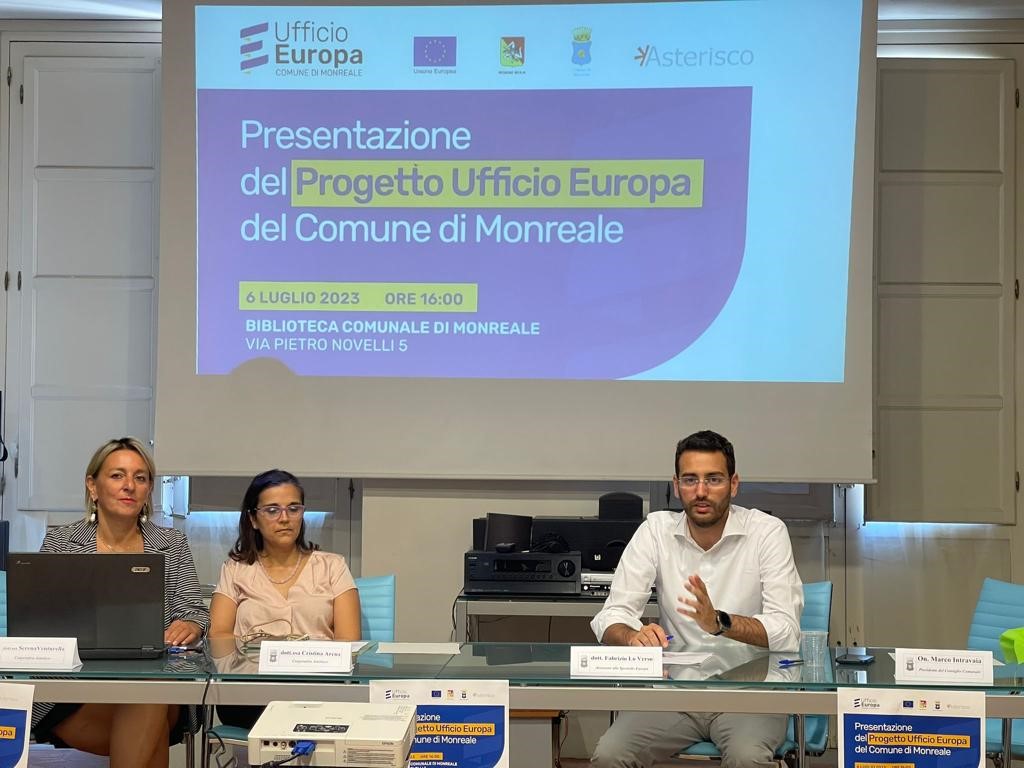 Nasce l’Ufficio Europa del Comune di Monreale: presentazione ufficiale al Santa Caterina