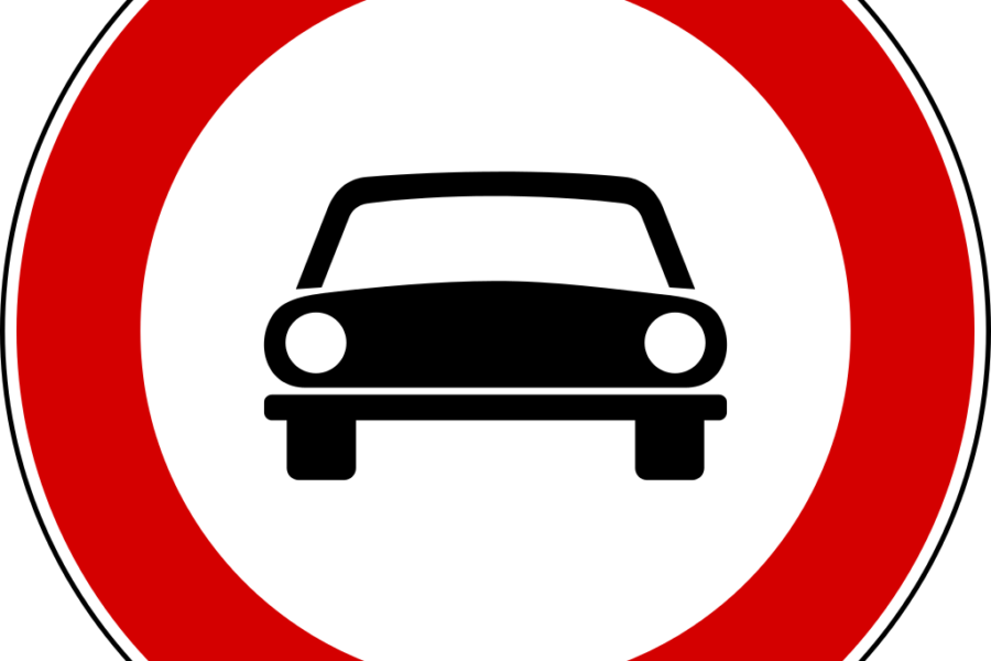 Istituzione di divieto di transito nella via Venero per lavori di segnaletica stradale.