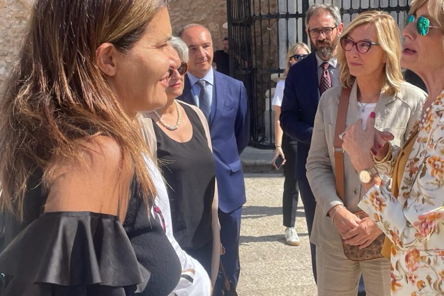 Ghada Fathi Wali visita  Monreale