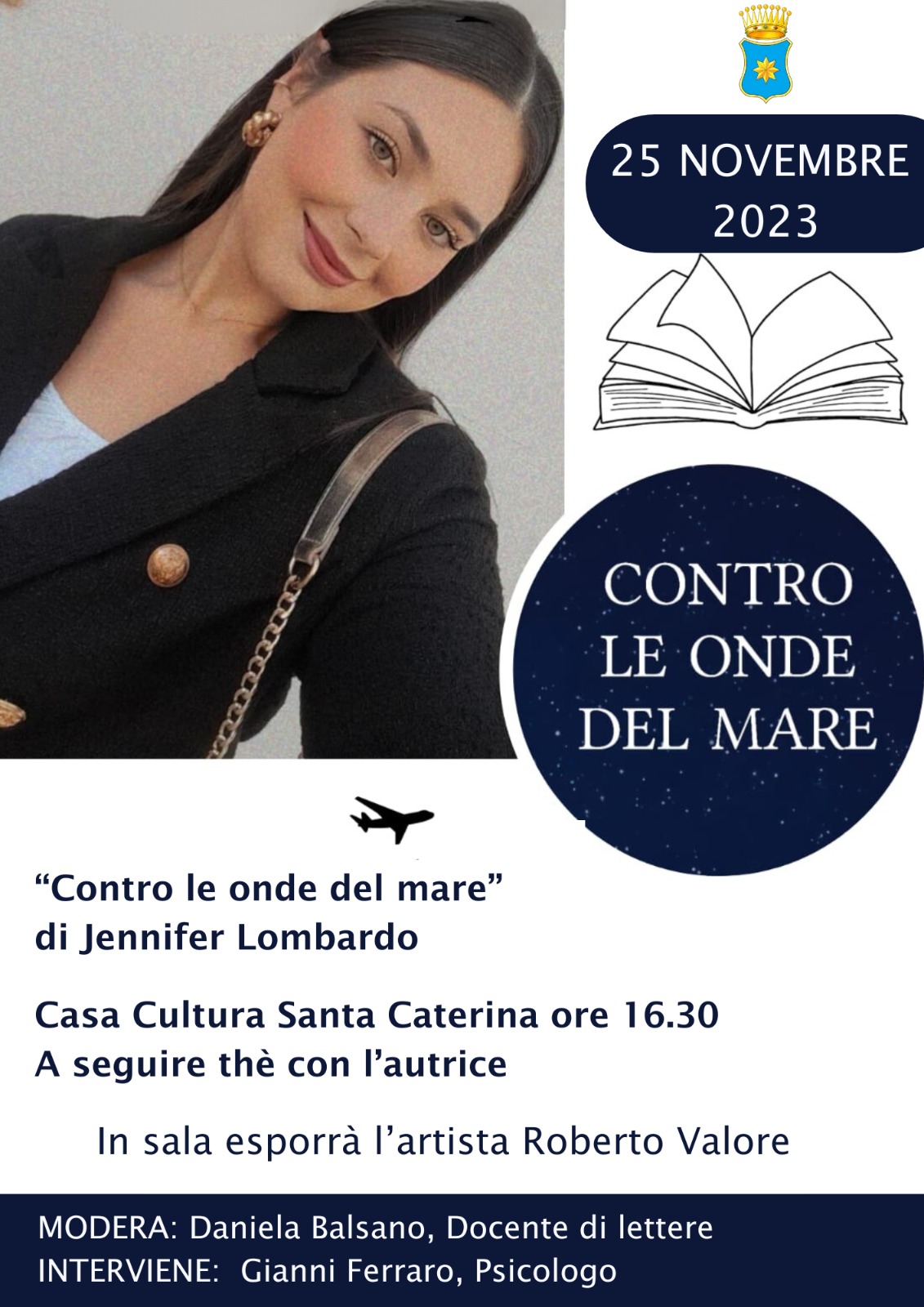Giornata contro la violenza sulle donne 25 novembre: A Casa Cultura Santa Caterina si presenta”Contro le onde del mare”
