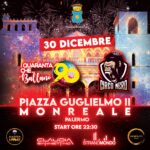 I QUARANTA CHE BALLANO 90 sabato 30 in Piazza Guglielmo II a Monreale alle 21.30