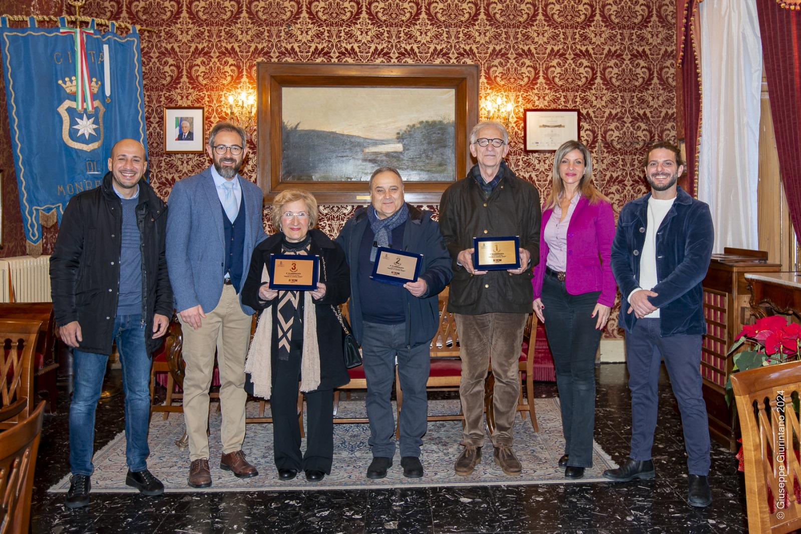 “Natale in vetrina 2024” a Monreale: premiati i vincitori in Sala Rossa dal sindaco Alberto Arcidiacono