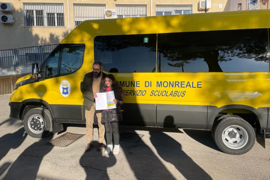 Arriva un nuovo scuolabus al Comune di Monreale