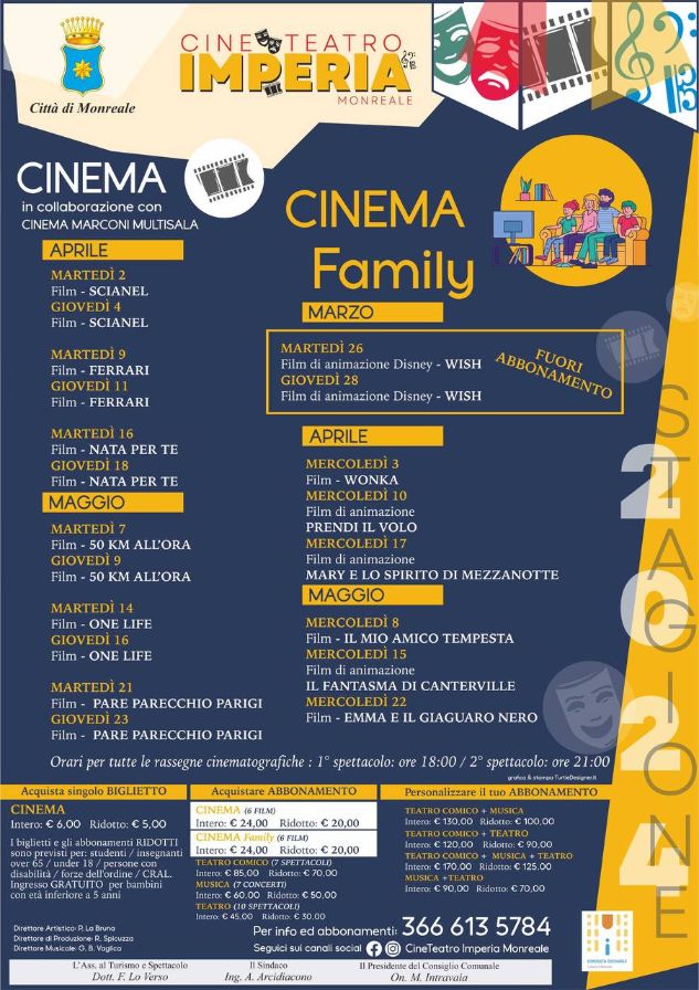 Per la programmazione del Cinema al Cine Teatro Imperia ultima settimana con doppio appuntamento con “Pare parecchio Parigi” e il film d’animazione “Emma e il Giaguaro Nero”