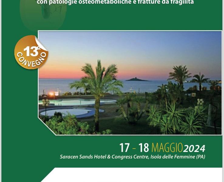 “OSTEOPOROSI E QUALITA’ DI VITA”: SI APRE DOMANI A PALERMO LA XIII EDIZIONE