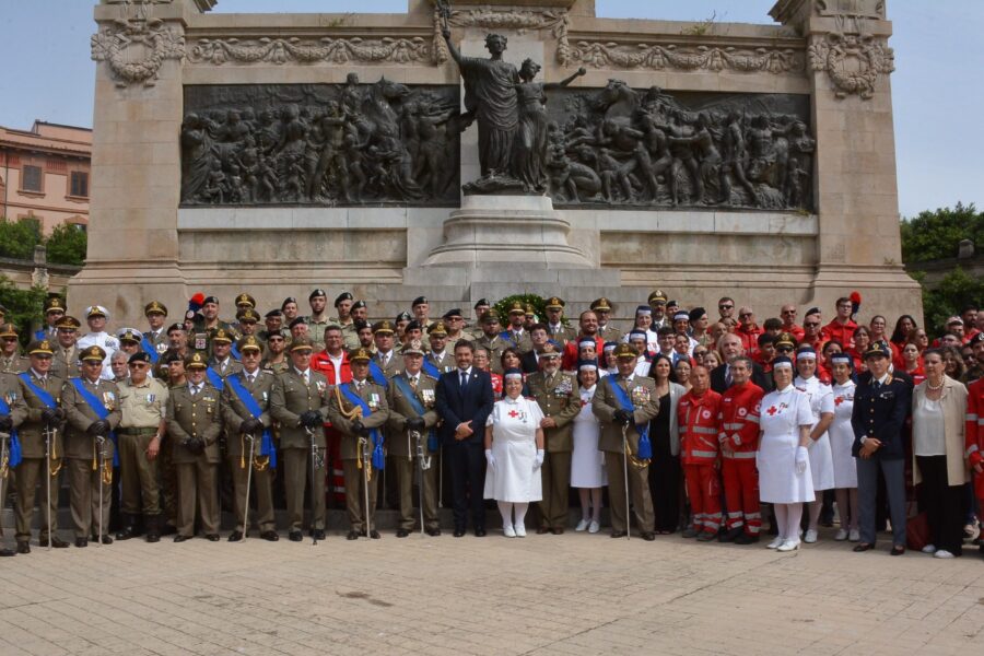 Cerimonia celebrativa del 158° anniversario del Corpo Militare Volontario della Croce Rossa italiana