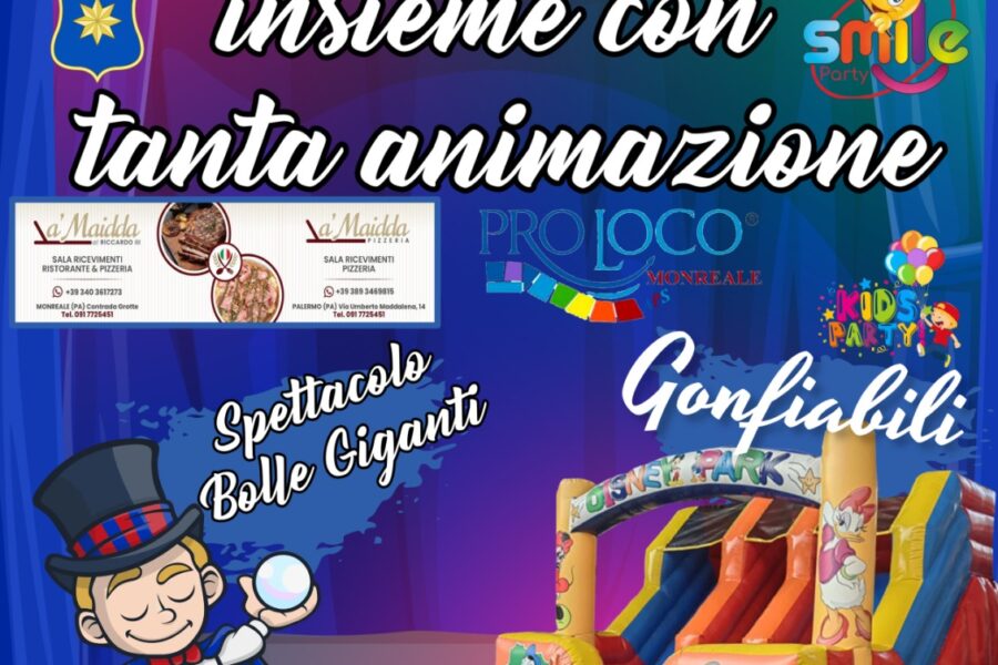 Grande Evento per Bambini: Bimbolandia in Piazza Guglielmo a Monreale