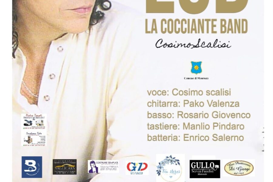 Venerdì 2 Agosto “La Cocciante Band” a Piazza Aquino