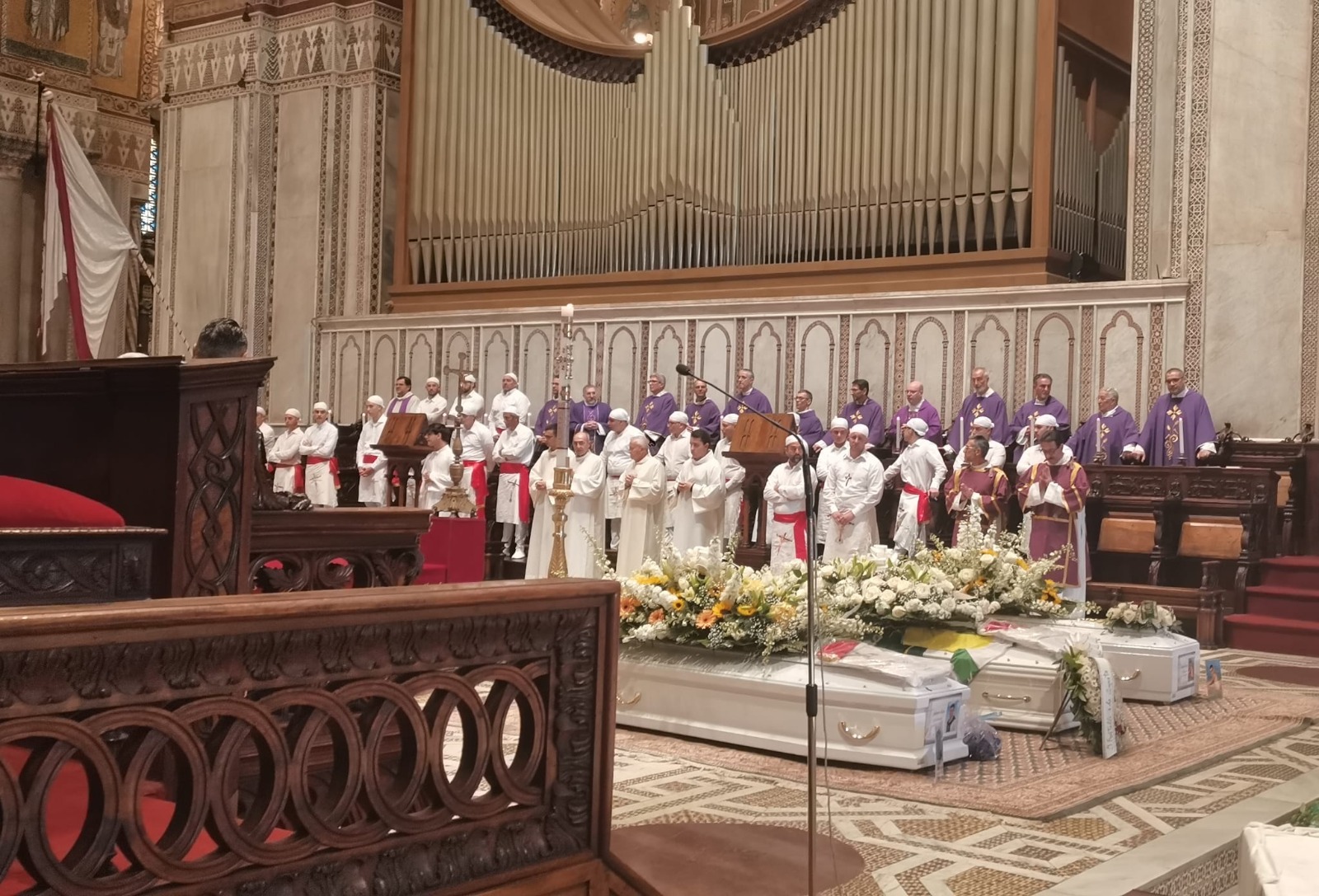 L’addio di Monreale ai suoi Angeli Andrea,Massimo e Salvatore