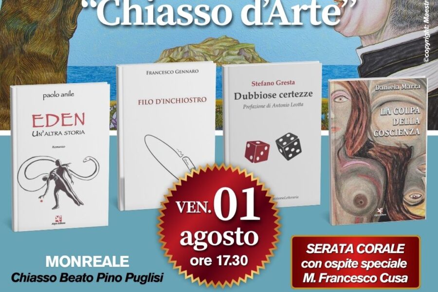 Chiasso d’Arte: il gran finale a Monreale con quattro autori catanesi e lo sguardo trasversale di Francesco Cusa