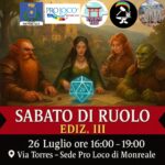 Associazione Noi Giovani di Monreale annuncia con entusiasmo la terza edizione di “Sabato di Ruolo”