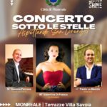 “Concerto sotto le stelle – Aspettando San Lorenzo”: La grande musica torna nelle splendide terrazze di Villa Savoia