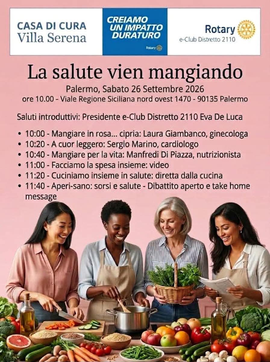 Prevenzione e corretta alimentazione: l’iniziativa “La salute vien mangiando” a Palermo