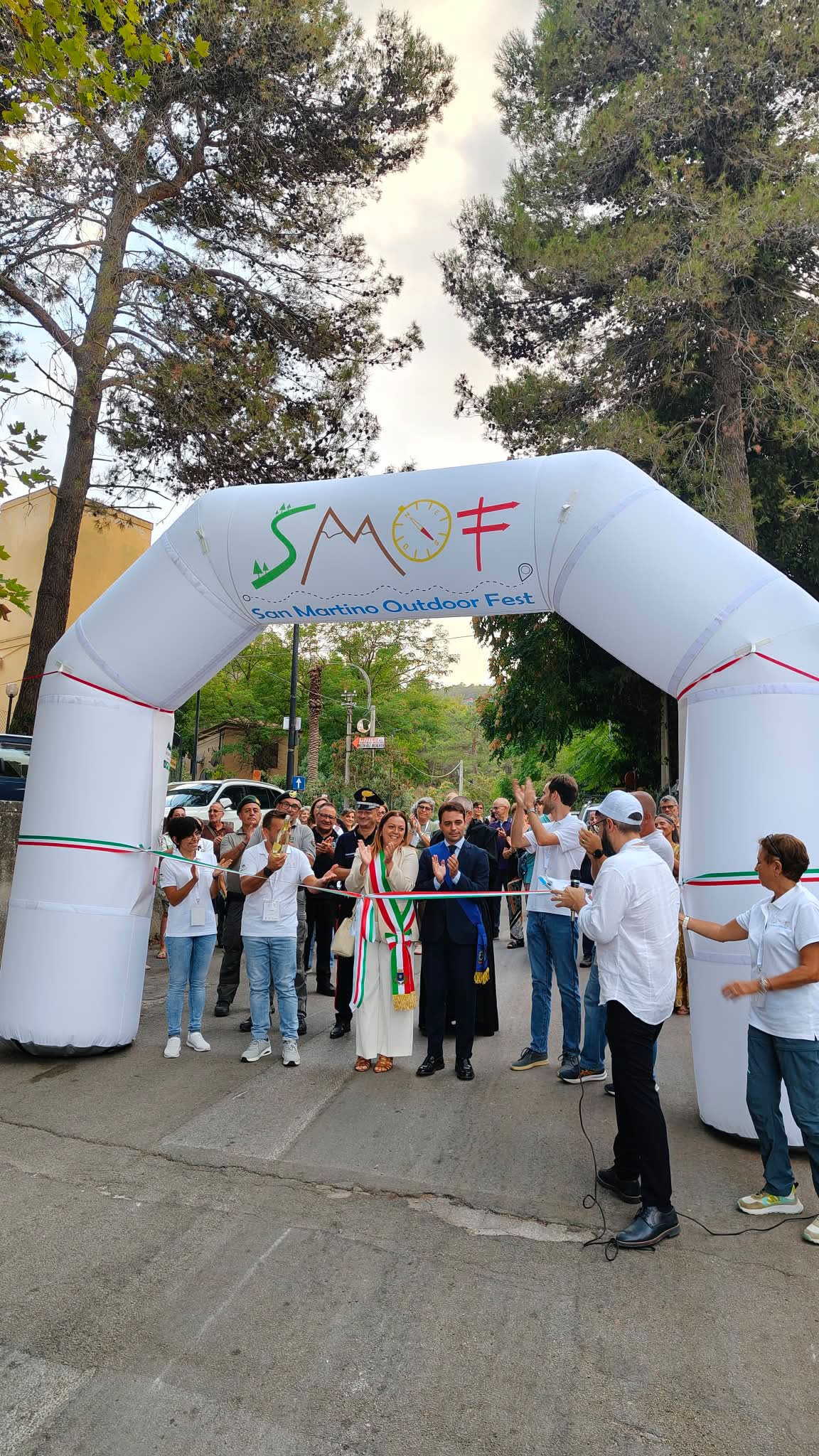 Grande entusiasmo nel giorno di inaugurazione della prima edizione di SMOF il San Martino Outdoor Fest.