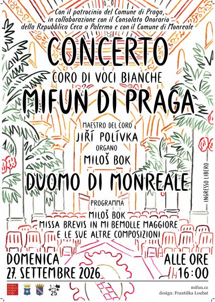 Monreale si prepara ad accogliere il prestigioso Coro di Voci Bianche Mifun di Praga